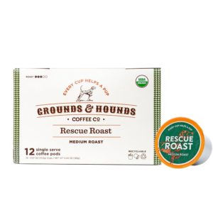 grounds and hounds coffee roast labels